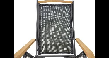 Standenstoel Monza - zwart (set a 2 stuks)