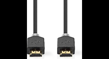Nedis Ultra High Speed ​​HDMI-Kabel - HDMI Connector - HDMI Connector - 8K@60Hz - 48 Gbps - 3.00 m - Rond - 6.7 mm - Antraciet - Doos