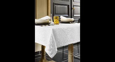 De Witte Lietaer Tafelkleed Luxury Collection 145 X 360 Cm Wit