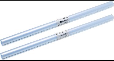 Herma Kaftfolie voor schoolboeken - 2x stuks - transparant - rol van 2 meter