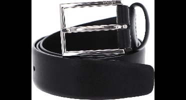 JOOP! Leren Riem Standard Coll. Belt 3,5 CM W90 Black Zwart