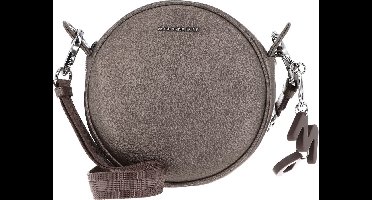 MANDARINA DUCK Leren Schoudertas Mellow Lux Crossover Bag Light Gold Goudkleurig