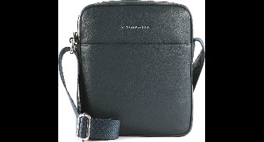 MANDARINA DUCK Leren Schoudertas Mellow Urban Crossover Bag Avio Donkerblauw