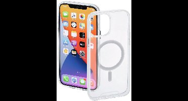 Hama MagCase Safety Cover Hoesje geschikt voor iPhone 12 Pro Max - Compatibel met Magsafe / Draadloos Laden - Transparant