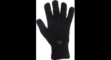 Heatkeeper - Gebreide thermo handschoenen dames - Chenille - Donker Grijs - One Size - 4-Paar
