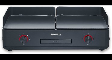 Severin PG 8569 - Plancha BBQ Grill SUAVE - Twee aparte verwarmingszones - Keramische coating - 240 °C