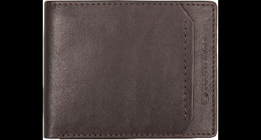 TOM TAILOR Portemonnee Sam Jeans Wallet Dark Brown Donkerbruin