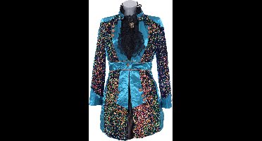 Carnavalsjas Dames - Sequin Delight - Carnaval - Verkleedkleren Vrouwen - Mix Van Kleuren - Maat 6XL