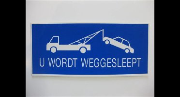 Bord 15X35 Pvc U Wordt Weggesleept