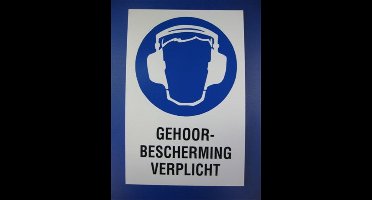 Bord 20X30 Pvc Gehoorbeschermer Verpl