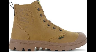 PALLADIUM Pampa Continental Leather - Heren Laarzen Boots Leer Bruin 74373-203-M - Maat EU 44 UK 9.5