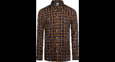 McGregor Overhemd Ruit Geel Blauw