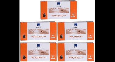 15x Abena Nitril-Handschoenen Classic poedervrij Maat M zwart 100st