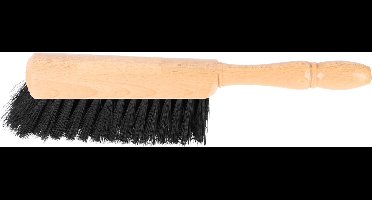 Luva Houten Handveger 29 cm - Kunsthaar Borstel voor Gladde Oppervlakken - Zwart/Blank