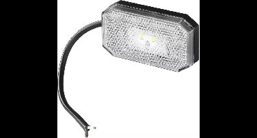 ProPlus Witte LED markeringslamp - waterdicht - 80 x 44 mm - 12/24V