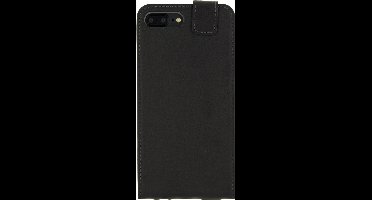 Mobilize Telefoonhoesje geschikt voor Apple iPhone 6 Plus Hoesje | Mobilize Classic Gelly Flipcase | Pasjeshouder voor 1 Pasje | Telefoonhoesje voor Pinpas / OV Kaart / Rijbewijs - Zwart
