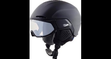 Alpina Alto V Skihelm Met Vizier | Black Matt | Varioflex  S1-S2 | Maat: 59 - 63 cm