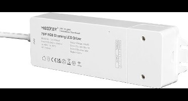 Mi-Light Mi-Boxer - (CL3-P75V24) - RGB 24V 75W LED controller met interne voeding (Standaard) - Voor besturing van een RGB LED strip - Bediening met Mi-boxer afstandsbediening