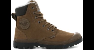PALLADIUM Pampa Sport Cuff WPS - Heren Laarzen Schoenen Boots Gevoerd Leer Bruin 72992-697-M - Maat EU 45 UK 10.5