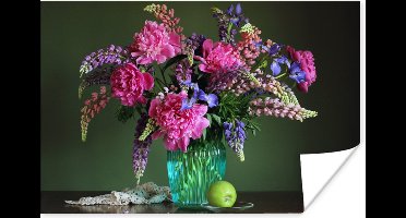 Poster Kleuren - Bloemen - Stilleven - 30x20 cm