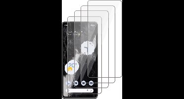 Screenprotector geschikt voor Google Pixel 7 - Gehard Glas Beschermglas Tempered Glass Screen Protector - 4 Stuks