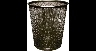 Q-CONNECT papiermand 19 liter metaal zwart