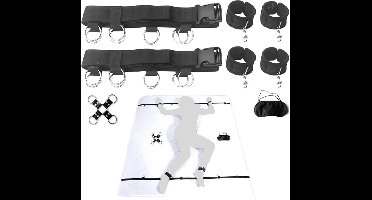 Sex Toys voor Koppels BDSM Bondage Set - Bondage-set bed boeien, seksspeelgoed voor paren, extreem stabiele BDSM bondageset