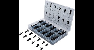 BGS Dennenboom- en kunststofspreidclip-assortiment universeel 192 delig