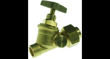 Vsh Stopkraan 12+Aft Cap Messing 494331