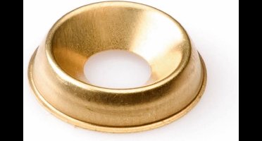 Hoenderdaal Kraalring messing 9mm