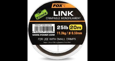 Fox Edges Link Crimpable Monofilament 20m - Maat : 35lb - 15.9kg