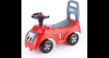 Dolu Sit 'n Ride Rood/Zwart Loopauto