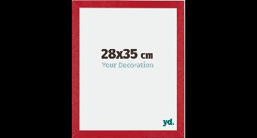 Your Decoration - Fotolijst 28x35 cm - MDF - Rood - Mura