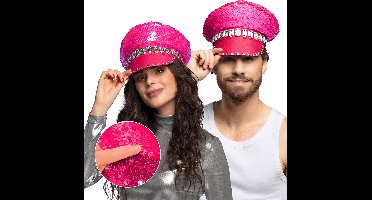 Boland - Pet Sandy candy roze Roze - 59 - Volwassenen - Unisex - Glitter and Glamour