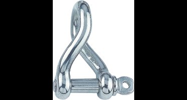 Seilflechter - D-sluiting - Gedraaid - RVS - Maat: 10mm