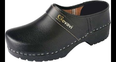 Gevavi 1550/00 Zwart PU Gesloten Schoenklompen Heren