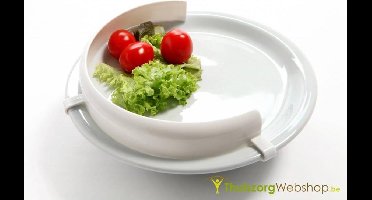 Flexibele bordrand met 3 klemmen voor platte borden tussen 19 en 25,5 cm diameter