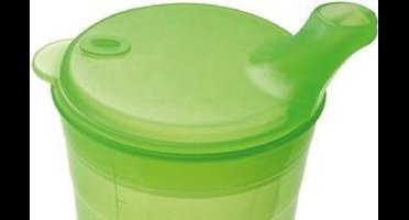 Apart drinktuitje voor beker - Lengte van het tuitje: kort, Grootte van het drinkgaatje: klein, Kleur van het tuitje: groen