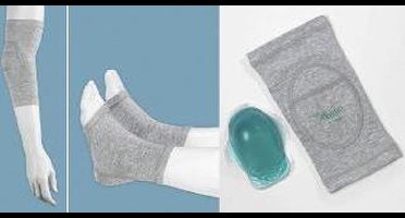 Hiel- en elleboog beschermer met gel - Small 15-23 cm - per paar