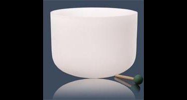 Kristallen klankschaal C#-toon + tas - 25 cm