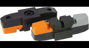 Saccon Remblokken voor Magura velgrem - zwart/grijs/oranje - per paar