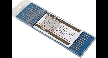 2,4 x 175 mm Wolfram Elektrode Groen verpakt per 10 Stuks
