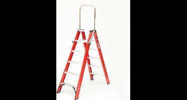 Kelfort Magazijntrap Magnus, met beugel, 2x6 treden (Prijs per stuk)