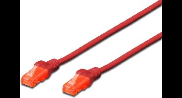 UTP Category 6 Rigid Network Cable Digitus DK-1617-0025/R Red 25 cm