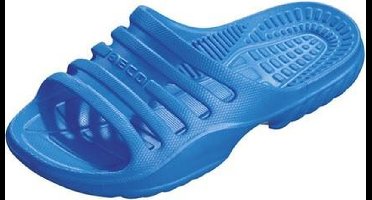 BECO Badslippers - Blauw - Junior - Maat 35