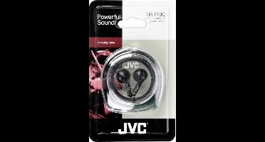 JVC Ear Bud Headphone Hoofdtelefoons In-ear Zwart