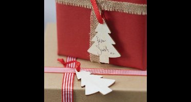 Vintage Noel – Kerstlabels (6 stuks)