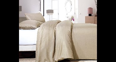 Zensation Satin Point - Dekbedovertrekset - Lits-Jumeaux - 240x200/220 + 2 kussenslopen 60x70 cm - Taupe