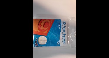 3L 3D Foam Squares - Zelfklevende witte foam vierkantjes - 308 stuks