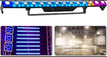 LED BAR - BeamZ LCB14 hybride sunstrip LED BAR